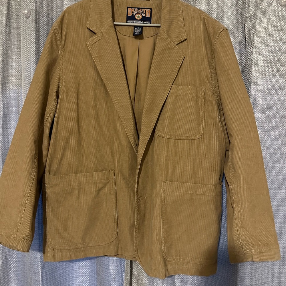 Vintage Tan Corduroy Blazer